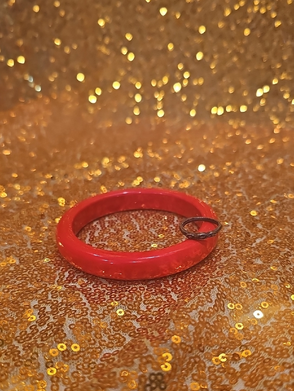 Red Jewelry Bracelet And Ring - Picture 4 of 5